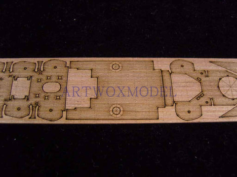Artwox model wooden deck for Trumpeter 05742 New Orleans cruiser CA-32 1942 wooden deck AW20074