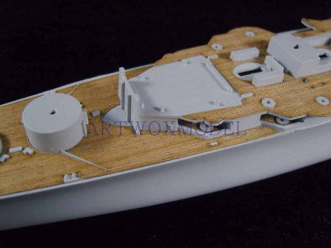 Artwox model wooden deck for Airfix A04202 British Navy cruiser USS Hood wooden deck AW50020