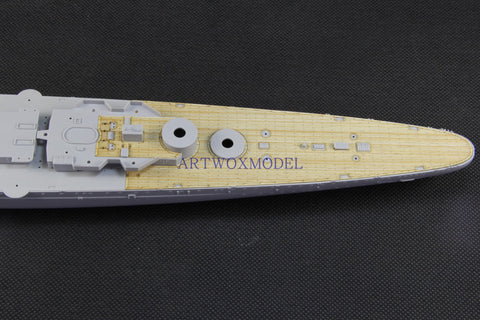 Artwox model wooden deck for trumpeter 05347 wood deck aw 10140, heavy cruiser sarra, Italian navy
