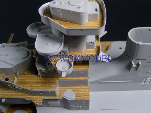 Artwox model wooden deck for trumpeter 03702 Bismarck battleship wooden deck AW30003A