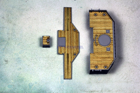 Artwox model wooden deck for Hobby boss 82002 Japanese Navy Mikasa battleship 1912 wooden deck AW30011