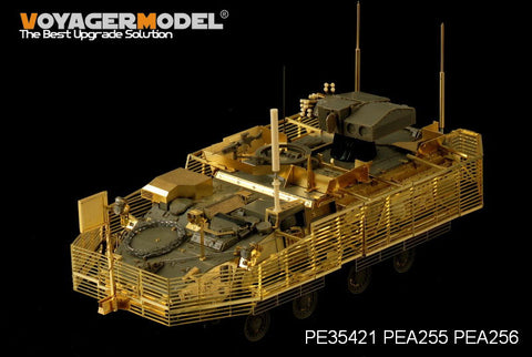 Voyager model metal etching sheet PEA256 "West Rick" armored vehicle is a IED jammer / high power antenna / identification board.