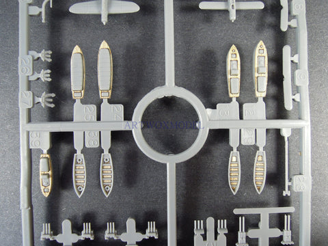Artwox model wooden deck for Hasegawa 49117 Ice battleship wooden deck AW20119