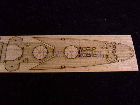 Artwox model wooden deck for Trumpeter 05742 New Orleans cruiser CA-32 1942 wooden deck AW20074