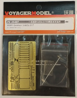 Coyager PE35487 Eckert Vs.Kfz .617 Metal etching parts for upgrading of armoured mine clearance vehicles