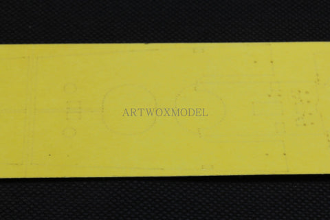 Artwox model wooden deck for Trumpeter 05347 Italy Navy Zara cruiser 3M cover paper AM10020