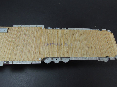Artwox model wooden deck for trumpeter 05716 U.S. CV-2 aircraft carrier Lexington 1942 wooden deck AW20133