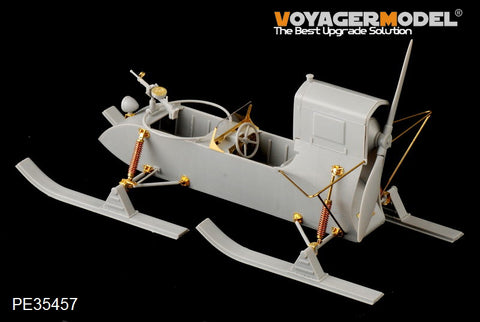 Voyager PE3557 World War II Soviet RF-8 / GAZ-98 combat sled upgraded metal etching