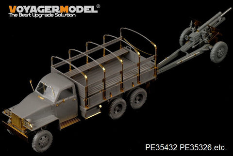 Voyager model metal etching sheet PE35432 stu Beck US6 2.5 ton ten wheel truck upgrade metal etching parts