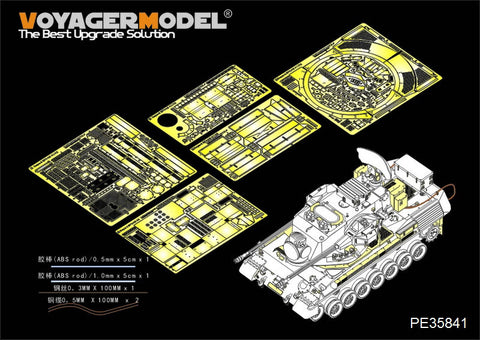 Voyager Model etching sheet PE35841 modern German cheetah self propelled antiaircraft gun A2 type basic modification