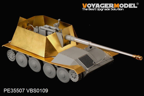 Voyager model metal etching sheet PE35507 General Purpose Weapons Vehicle PaK43 Anti-tank gun mounted upgrade metal etching pieces