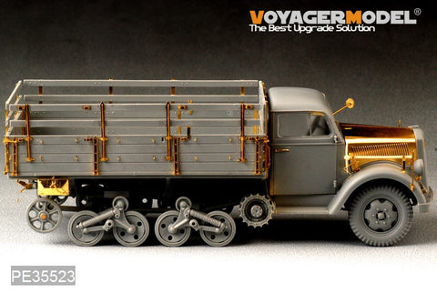 Voyager model metal etching sheet PE35523 Sd.Kfz.3 "Mechanical mule" Metallic etching for upgrade of Semi-tracked Carrie