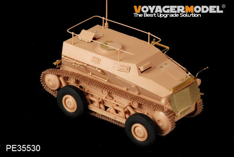 Voyager model metal etching sheet PE 35530 SD. kfz.254 metal etching part for wheeled / tracked hybrid armored reconnaissance vehicle