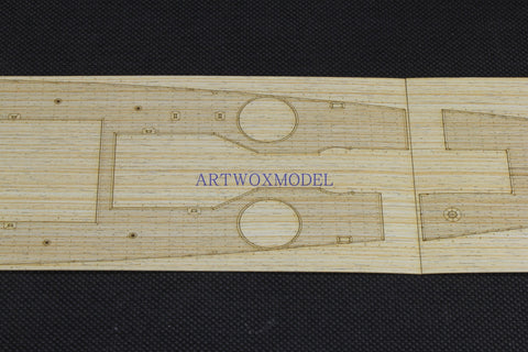 Artwox model wooden deck for Hobby boss 86507 Battleship Wood Deck AW10141, Strasbourg, France