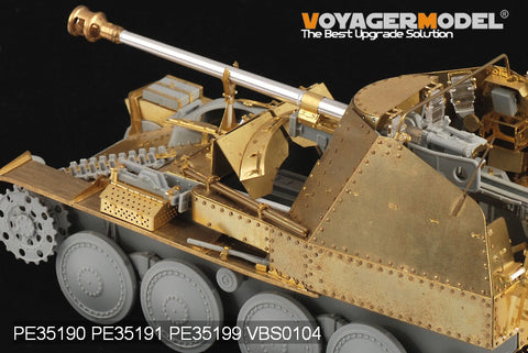 Voyager model metal etching sheet PE35191 mink IIIM self propelled anti tank gun etched armor plate for initial battle room armor