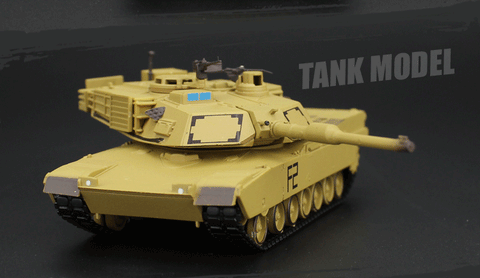 Authentic HengLong 1/72 German Tiger Tank American M1A2 Tank movable static Model Collection gifts