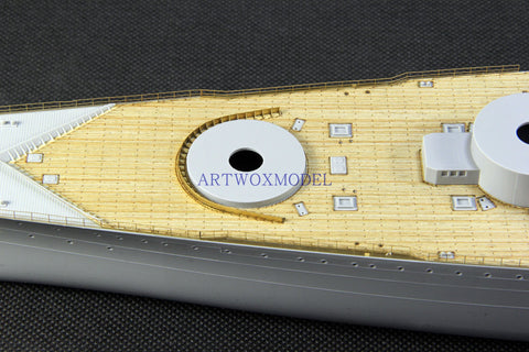 Artwox model wooden deck for Hobby boss 86507 Battleship Wood Deck AW10141, Strasbourg, France