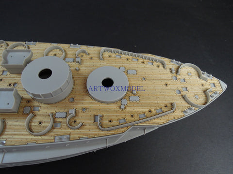 Artwox model wooden deck for Trumpeter 05339 US Navy New York BB-34 Wood Deck AW10122