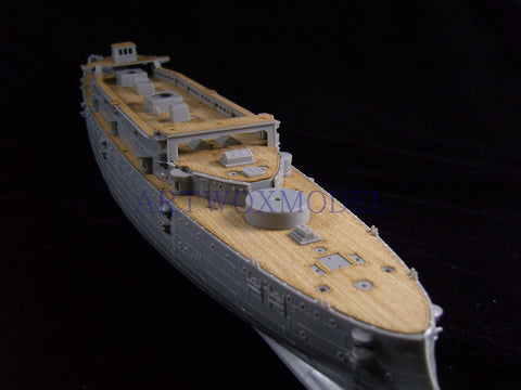 Wooden deck artfox model capable of 850001 Soviet Olympia cruiser wooden deck AW 50007 Model for