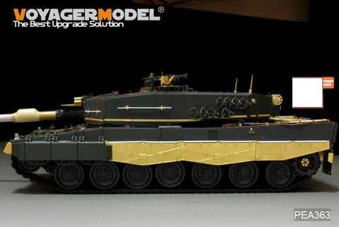 Voyager model metal etching sheet pea 363 modern german leopard 2a4 skirt modification