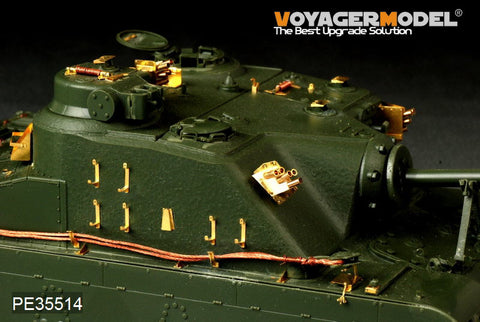 Voyager model metal etching sheet PE35514 British A39 "turtles" heavy-duty assault tanks upgraded with metal etchant