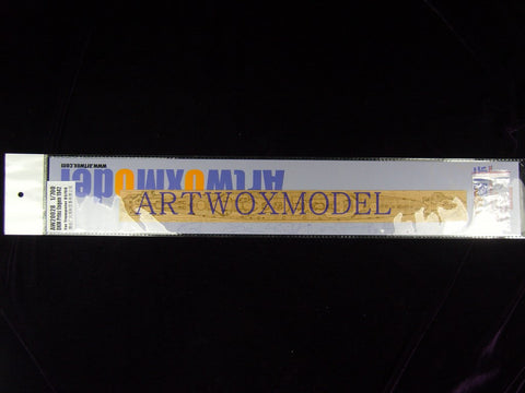Artwox model wooden deck for Trumpeter 05767 German cruiser Eugen Prince 1945 wooden deck AW20033