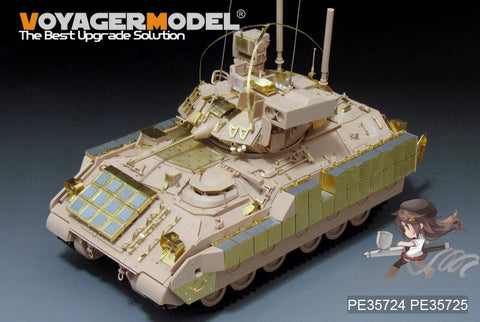 Voyager PE35724 M3A3 BUSKIII Bradley cavalry chariot upgrade etched parts (MENG)