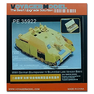 Voyager Model Metal Etching sheet PE35922 World War II German Grizzly assault Gun Advanced basic Reformation