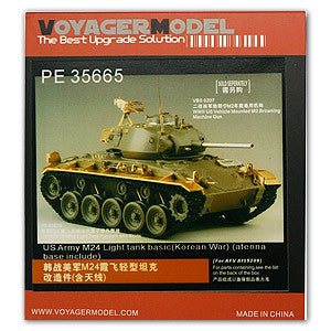 Voyager Model Metal Etching Sheet PE35665 M24 chariot light chariot (Korean War) upgraded metal etch