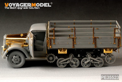 Voyager model metal etching sheet PE35523 Sd.Kfz.3 "Mechanical mule" Metallic etching for upgrade of Semi-tracked Carrie