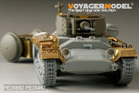 Metal etching for Voyager PE35692 Valentin Mk.III infantry tanks and uniaxial towing trailers