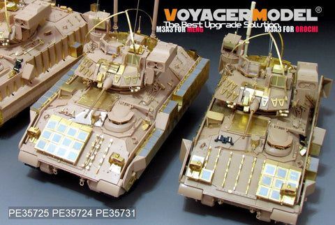 Voyager PE35725 M3A3 Bradley cavalry vehicle reactive armored metal etch (General)