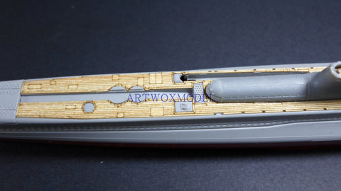 Artwox model wooden deck for AFV se73514 - 27 submarine a - standard mounted wooden deck aw 10102