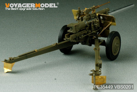 Voyager PE3549 m5 ( m1 gun rack ) anti-tank gun / m2 a1 howitzer metal etcher for upgrade