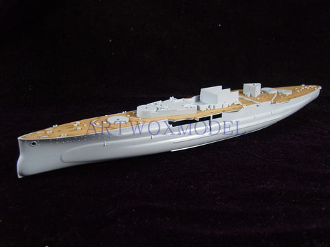 Artwox model wooden deck for airpix a004205 battle-weary cruiser wooden deck aw 50024