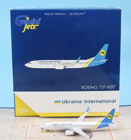 New GeminiJets GJAUI 1363 * Ukrainian Airlines B737-800 / W UR-PSN 1:40