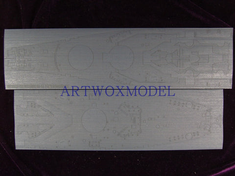 Artwox model wooden deck for Tamiya 78018 Missouri Battleship Wood Deck AW10039