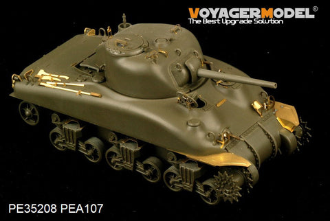 Voyager PE35208 M4A1 "Sherman" chariot upgraded with etched parts (Dragon /TASCA)