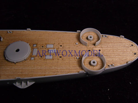 Artwox model wooden deck for trumpeter 05310 San Francisco cruiser 1944 wooden deck AW10068