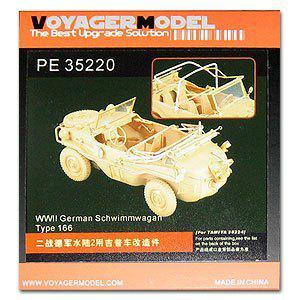 Voyager PE 35220 german 166 amphibious jeep metal etching kit for world war ii