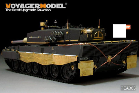 Voyager model metal etching sheet pea 363 modern german leopard 2a4 skirt modification