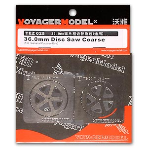 Voyager model metal etching sheet TEZ025 36.0mm saws coarse tooth replacement package