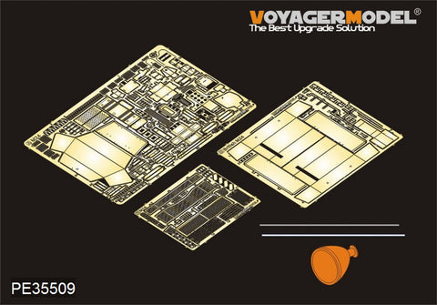 Voyager model metal etching sheet PE35509 WWII British Army M24 Chaffee Light Tank basic (For Bronco 35068)