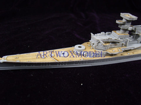 Artwox model wooden deck for Trumpeter 05767 German cruiser Eugen Prince 1945 wooden deck AW20033