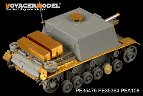 Voyager PE 35476 3 assault vehicle carries s ig.33 heavy infantry gun type metal etching kit