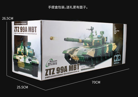 HengLong 1/16 China 99A main battle tank 3899A-1 remote control metal model 2.4 G parade wolf toy