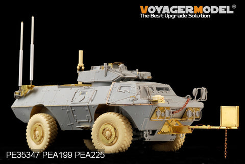Resin tires for Voyager PEA199 M1117 wheeled armored vehicle
