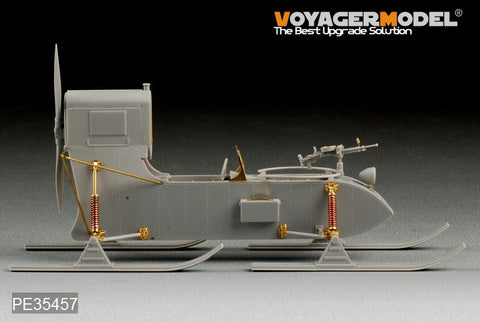 Voyager PE3557 World War II Soviet RF-8 / GAZ-98 combat sled upgraded metal etching