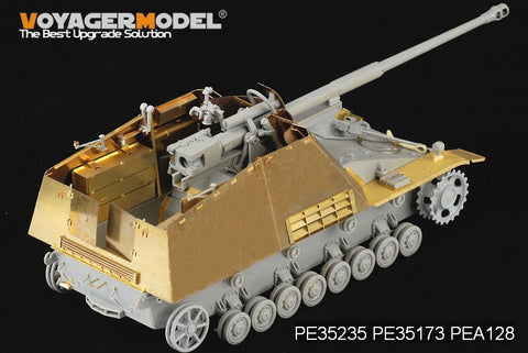 Voyager model metal etching sheet PE35173 rhinoceros / Bumblebee self-propelled artillery flank and warhead floor modification etchant