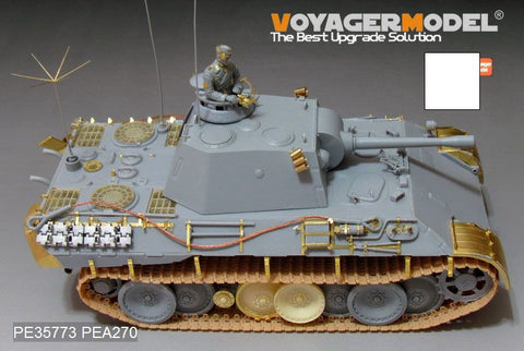 Voyager model metal etching sheet PE35773 World War II German Panther D Artillery Observation tank basic transformation